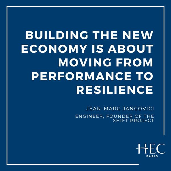 Jean-Marc Jancovici Resilience