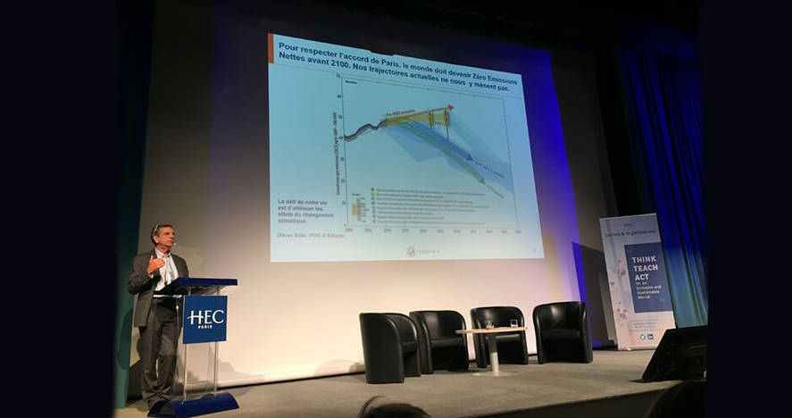Conférence d'Alain Grandjean à HEC Paris - décembre 2019