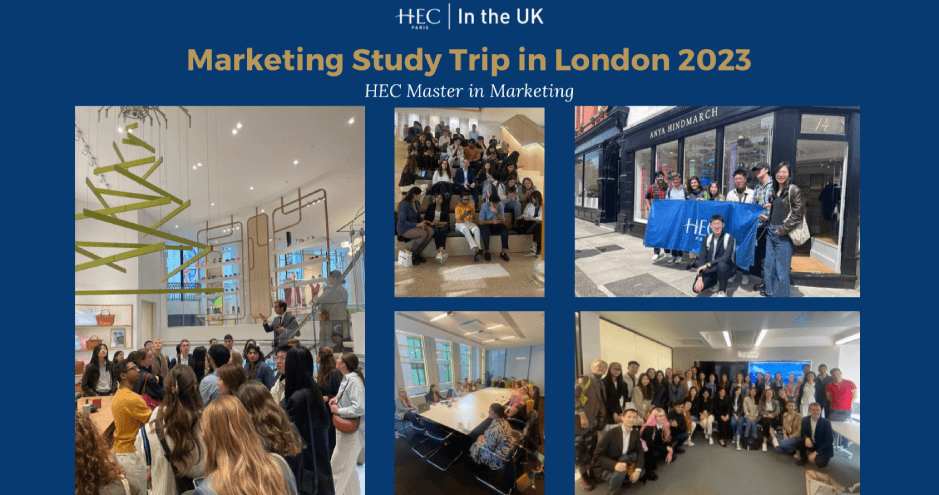 HEC Paris UK Office Master Marketing company visit study trip London