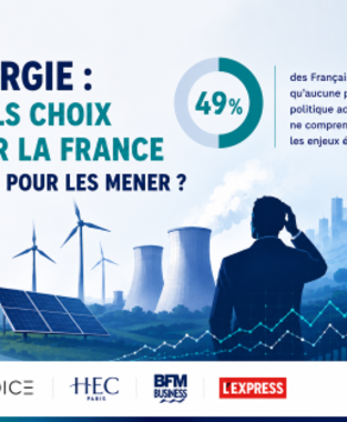 Face au choc énergétique, les Français ne voient aucun responsable politique à la hauteur des défis - Baromètre des Décideurs Viavoice - HEC Paris - BFM Business - L’Express - juillet 2026 - c HEC Paris - image générée avec ChatGPT