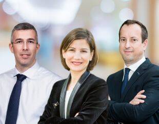 Headshots of Guillaume Jacques, Olivier Guimard, and Sonia-Maïa Grislain