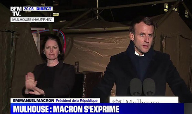 Discours President Macron 25 mars Mulhouse