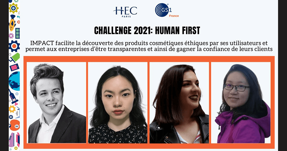 Challenge GS1-HEC "Human First" - Equipe gagnante