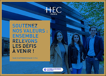 HEC Paris - Taxe d'apprentissage 2021 - Couverture plaquette