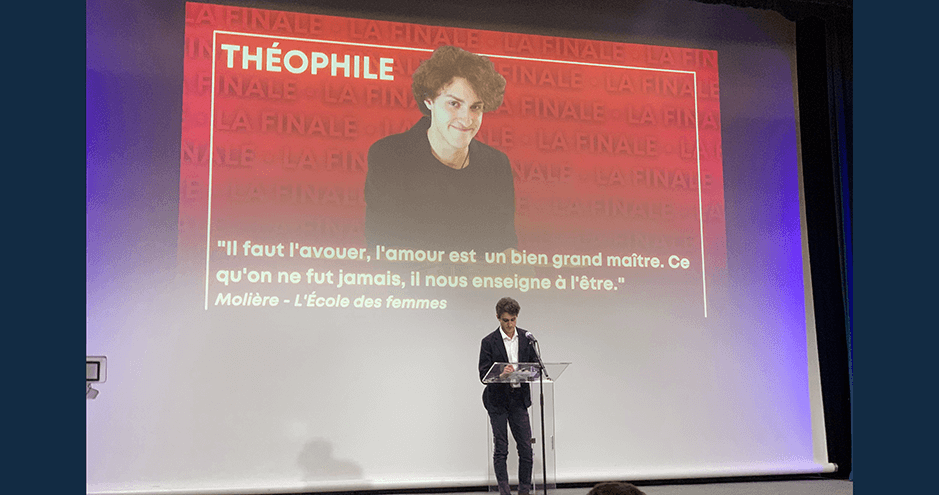 Théophile Plouvier, étudiant HEC et finaliste du concours d'éloquence HEC Paris 2022