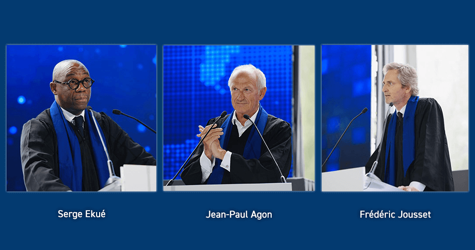 HEC Paris - 2022 Commencement Ceremony - Key Speakers (Frédéric Jousset, Serge Ekué et Jean-Paul Agon)