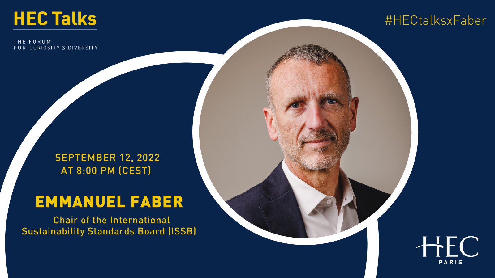 HEC TALKS: With Emmanuel Faber, Chair of ISSB