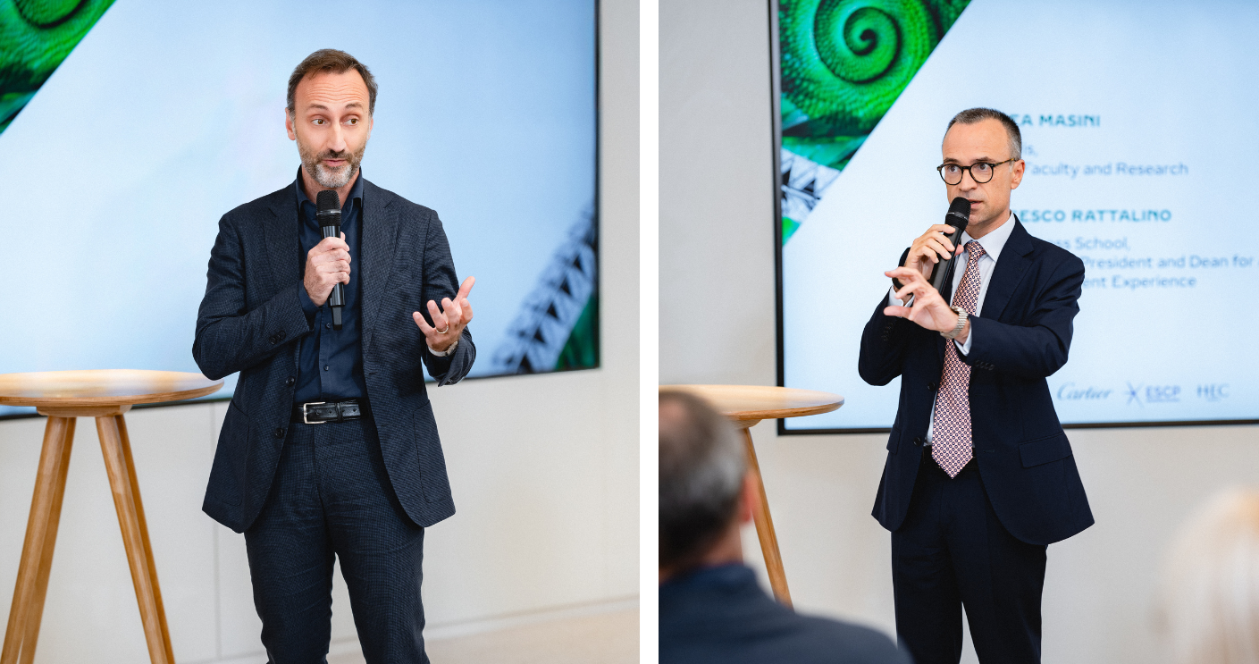 News - Knowledge is not enough to handle misinformation -  Cartier, ESCP and HEC Paris Turning Points Chair - Andrea Masini and Francesco Rattalino- October 5 2023