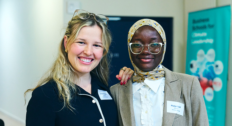 Janice Klaiber and Khadija Sesay