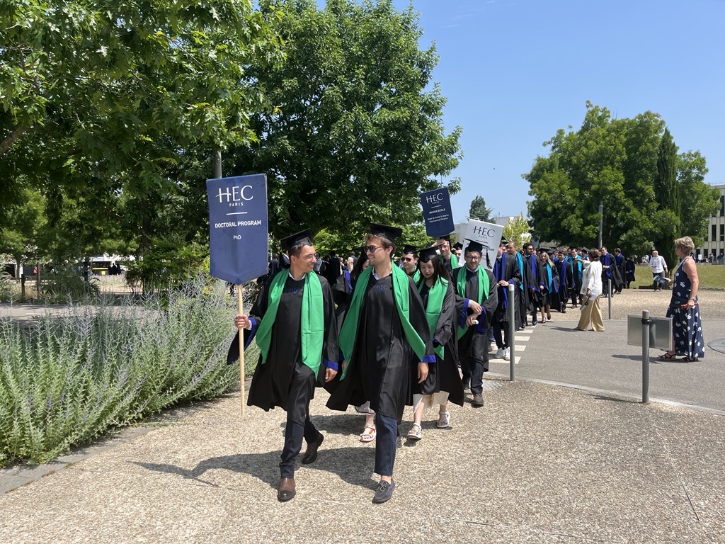 PhD cortege at the HEC Graduation Ceremony 2025