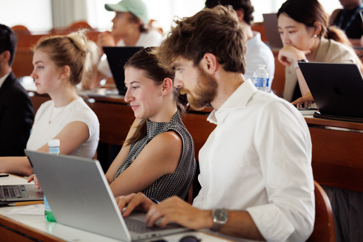Students in class
