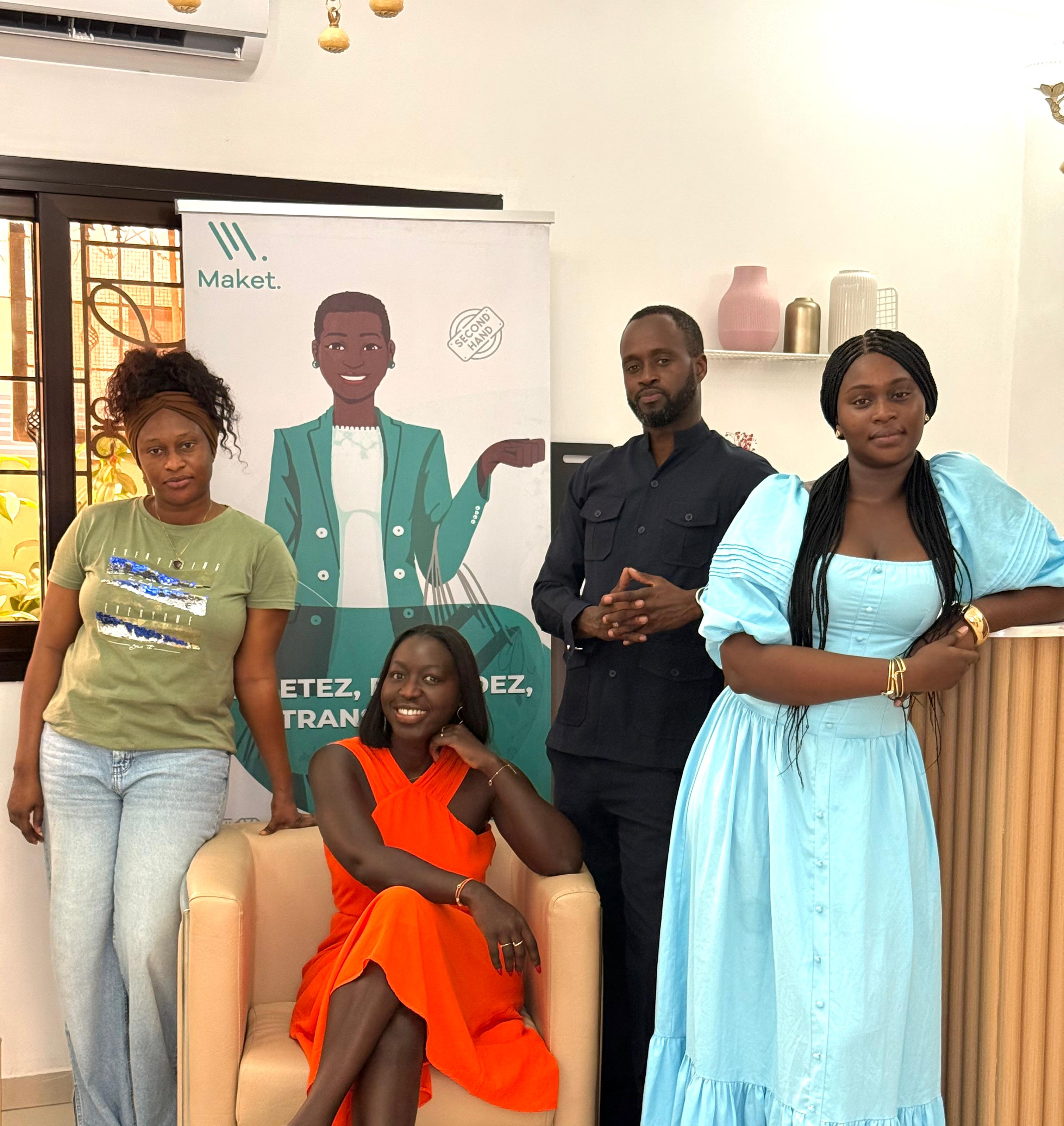 L’équipe de Maket à Dakar, Sénégal