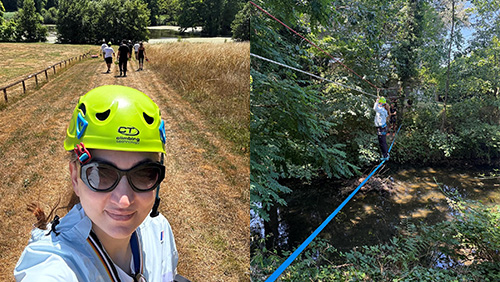 Momi at the EMBA Outdoor leadership seminar