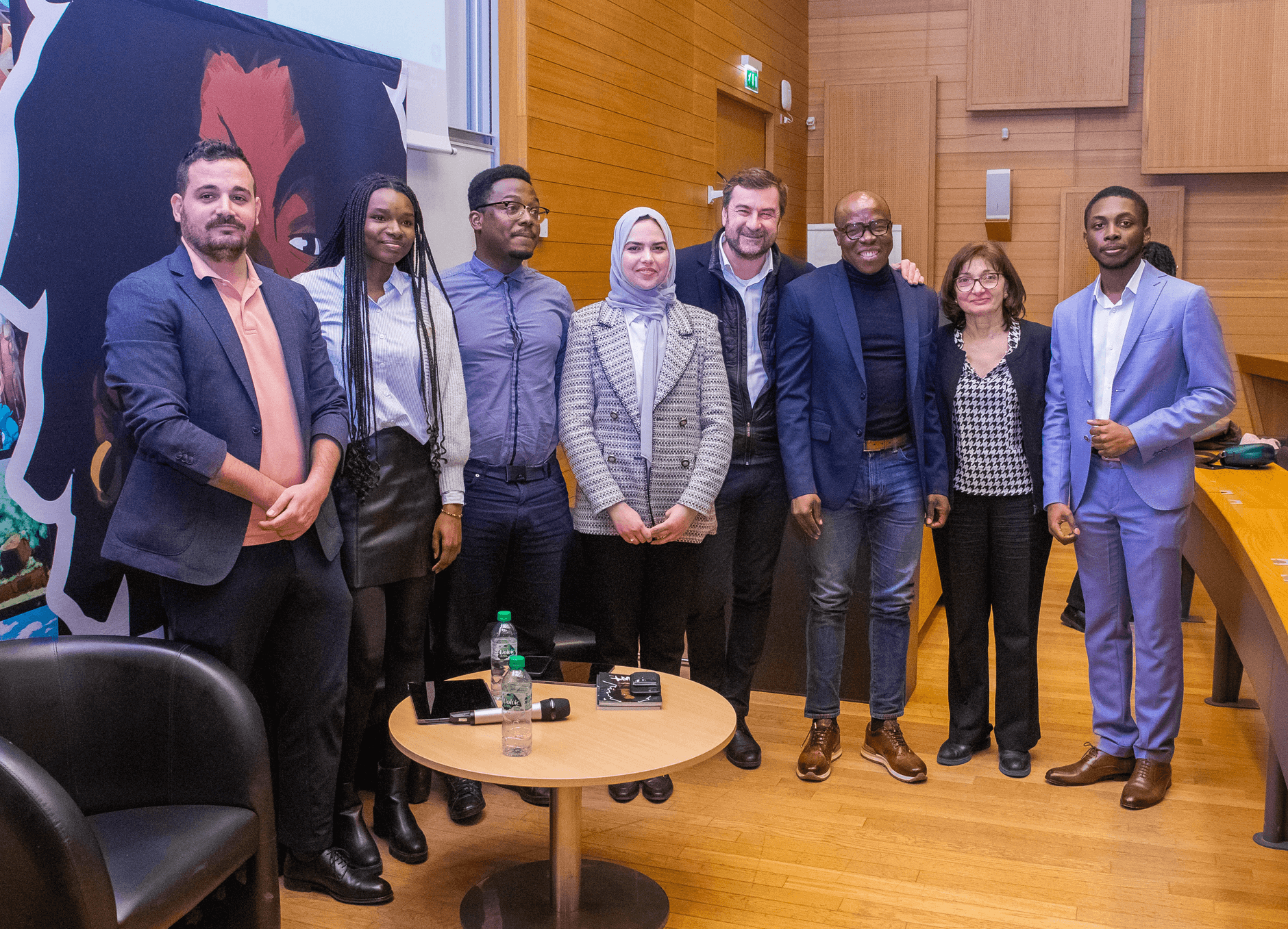 Panelists and student organizers © Tidiane Traore for the Magic System Foundation 