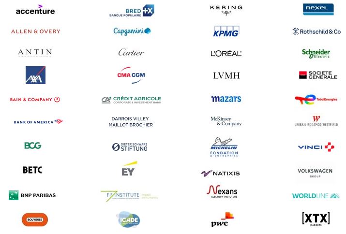 Logos entreprises partenaires mars 2023