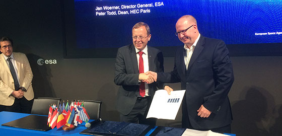 ESALabHEC: An ESA & HEC Paris joint initiative signing ceremony
