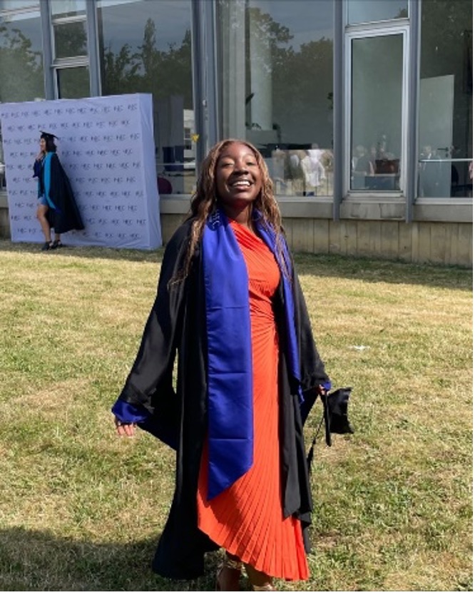 Grande école graduate Kiyalie Kémien