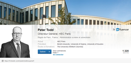 Peter Todd LinkedIn