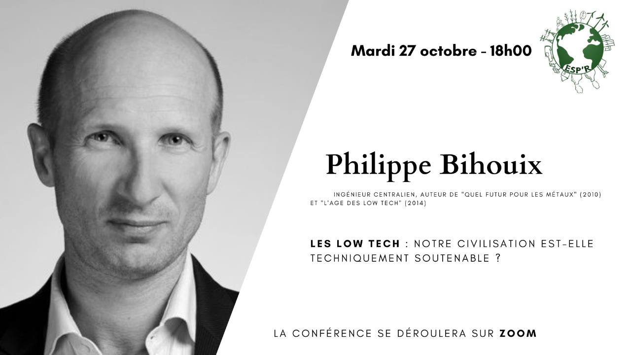 Philippe Bihouix est ingénieur centralien