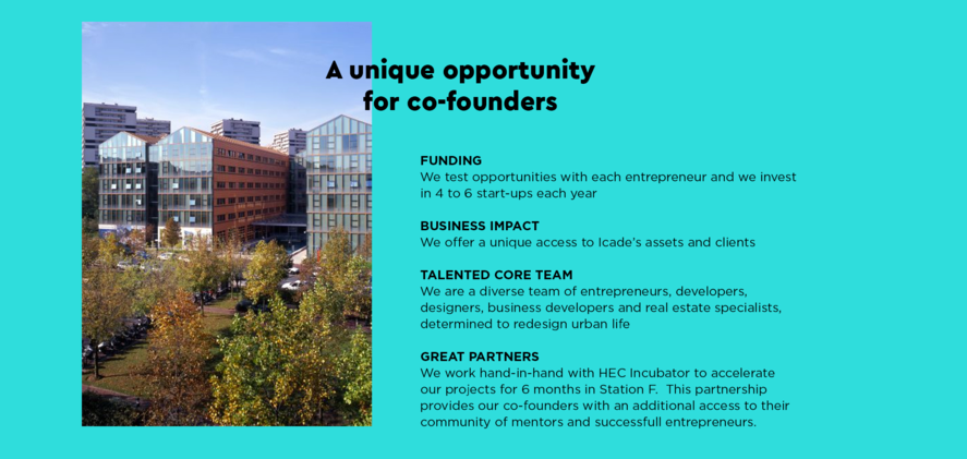 Icade X Incubateur HEC opportunity