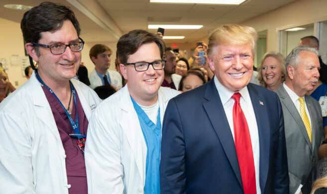 donal trump and doctors - PICRYL