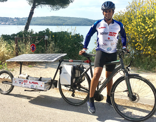 HEC Paris Student Shifting Mindset on Solar Energy Thanks to Customized Bike - Sushil Reddy