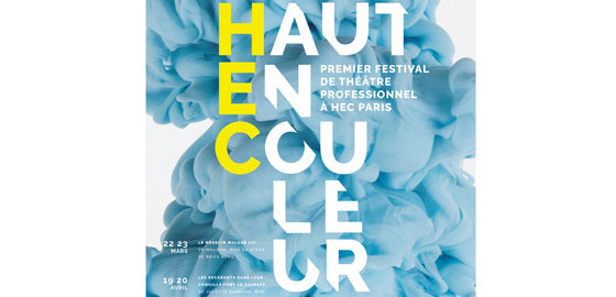 Festival Haut en couleur à HEC Paris - La Poursuite du Bleu