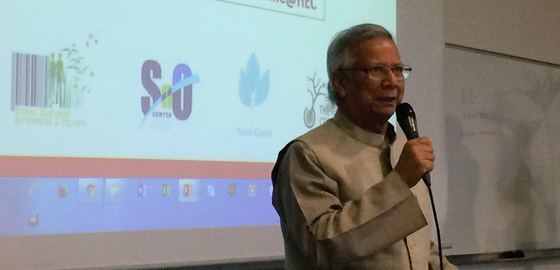 Muhammad Yunus at HEC Paris - SBAC 2016