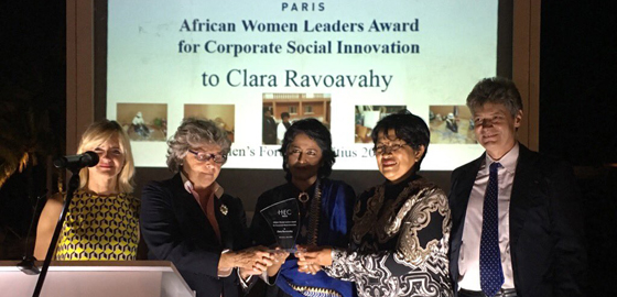 Prix HEC Paris de la dirigeante africaine pour l’innovation sociale remis lors du Womens Forum de l'ïle Maurice - HEC Paris 2016