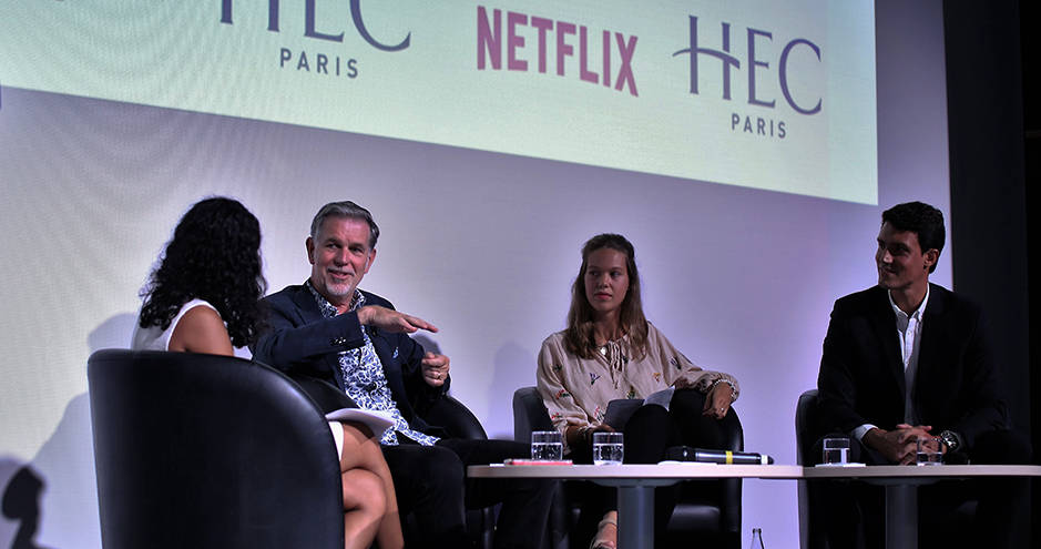 Reed Hastings, CEO of Netflix at HEC Paris - Sept. 16, 2019