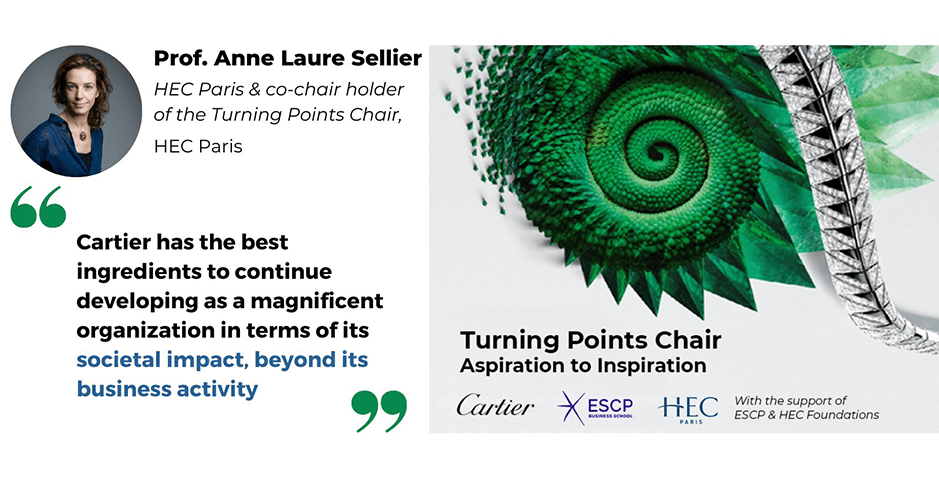 "Turning Points" Chair - Cartier, HEC Paris and ESCP - Anne-Laure Sellier