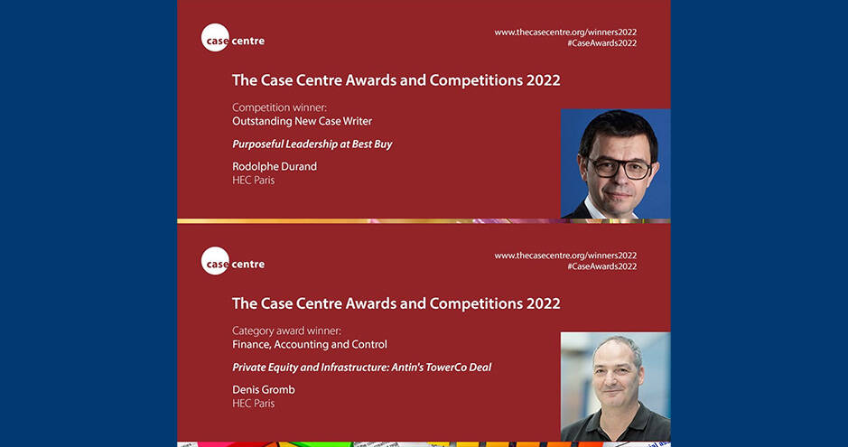 Rodolphe Durand & Denis Gromb - The Case Centre 2022 Awards