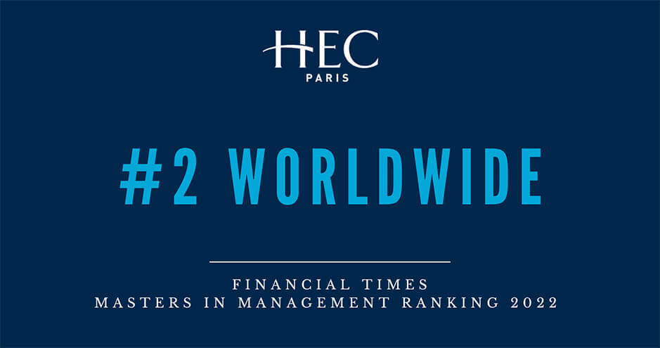 Sept. 2022 MiM FT ranking - HEC paris