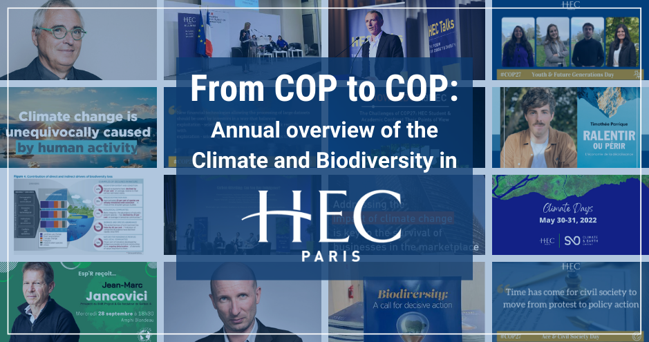 From COP to COP Annual overview about Climate and Biodiversity
