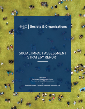 cover page - social impact assessment report ©HEC Paris S&O