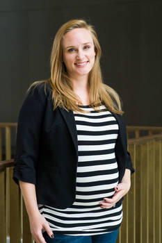 Nicole Pense is a student who had a baby while studying at the HEC Paris MBA program